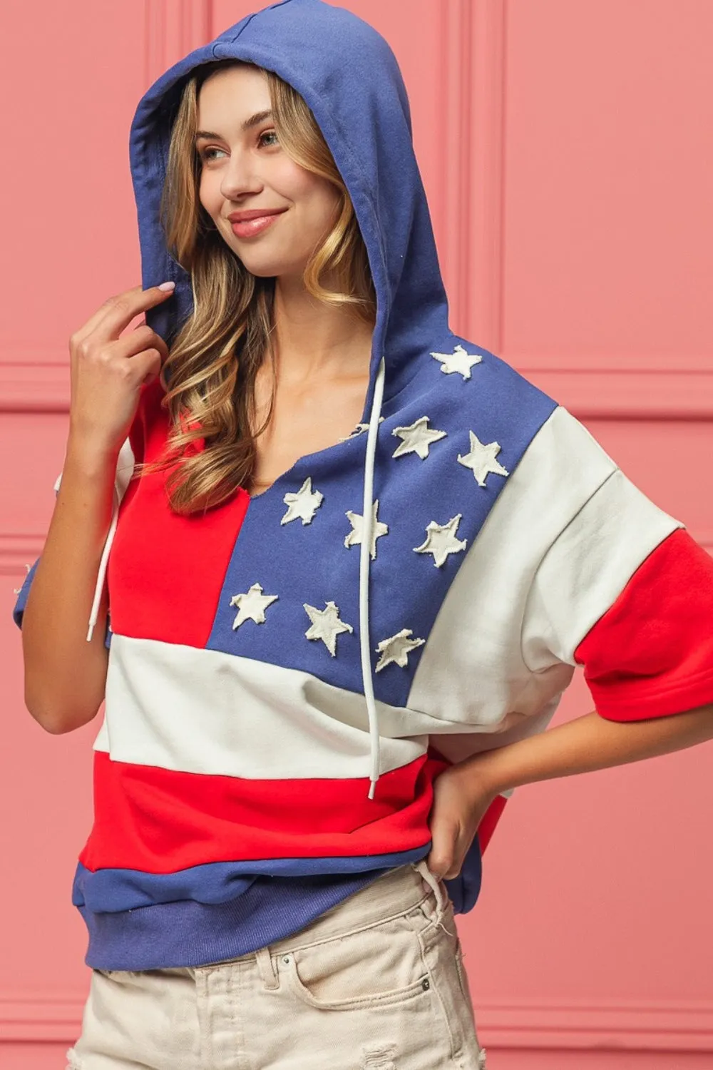 American Flag Theme Hoodie