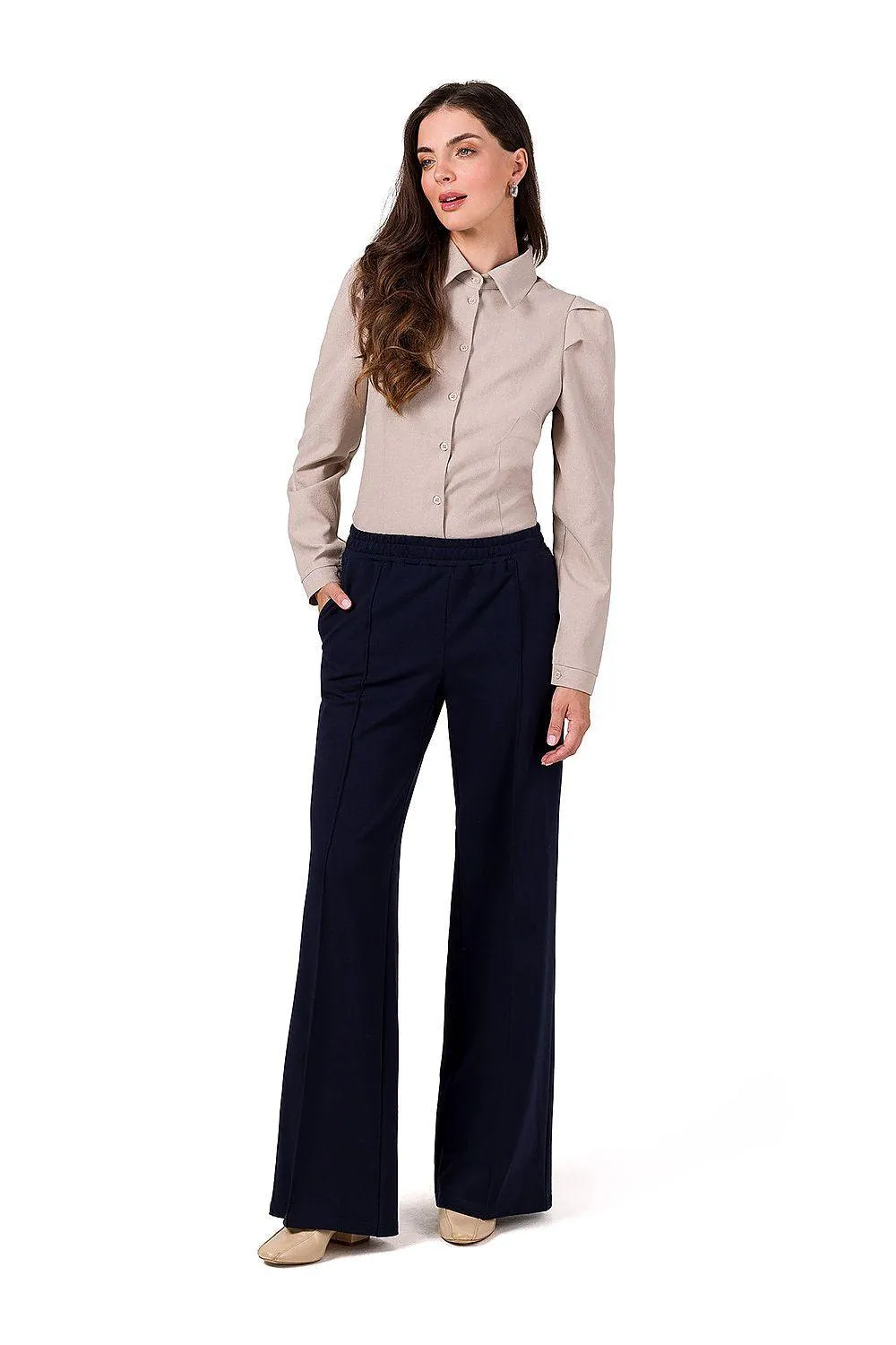 BeWear Women's Chic Cotton Lounge Trousers - Made in Europe