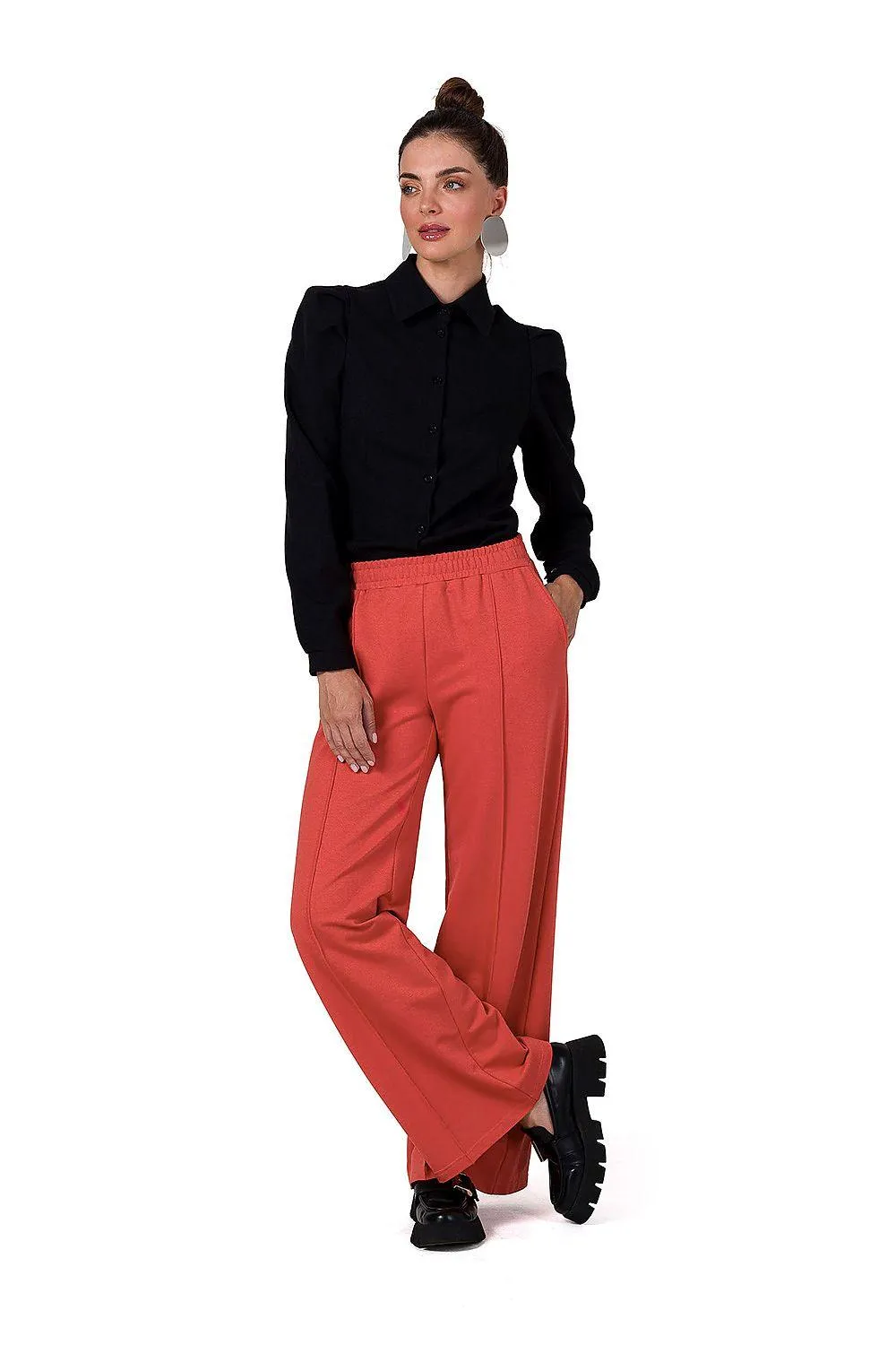 BeWear Women's Chic Cotton Lounge Trousers - Made in Europe