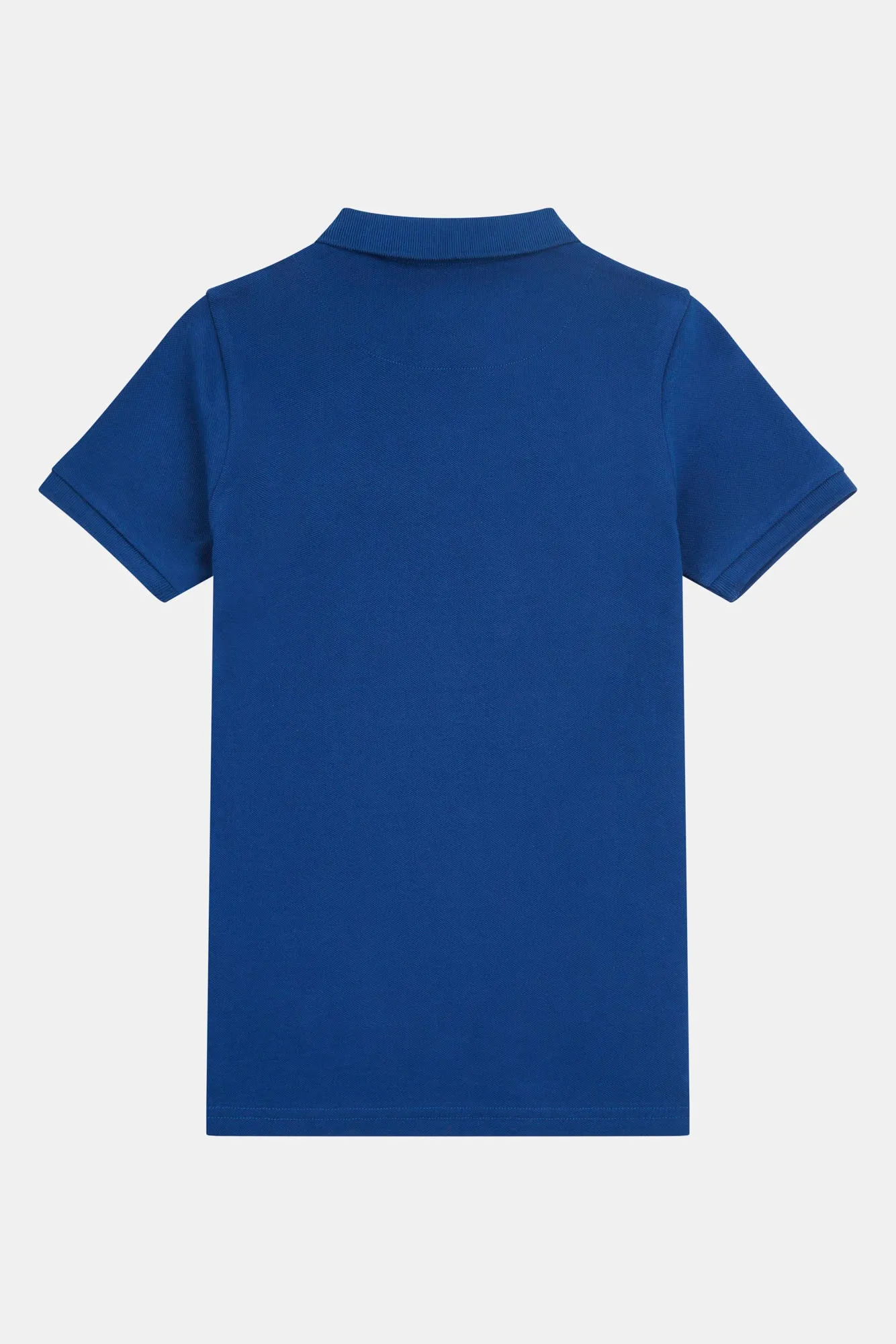 Boys Double Horsemen Polo Shirt in Navy Peony