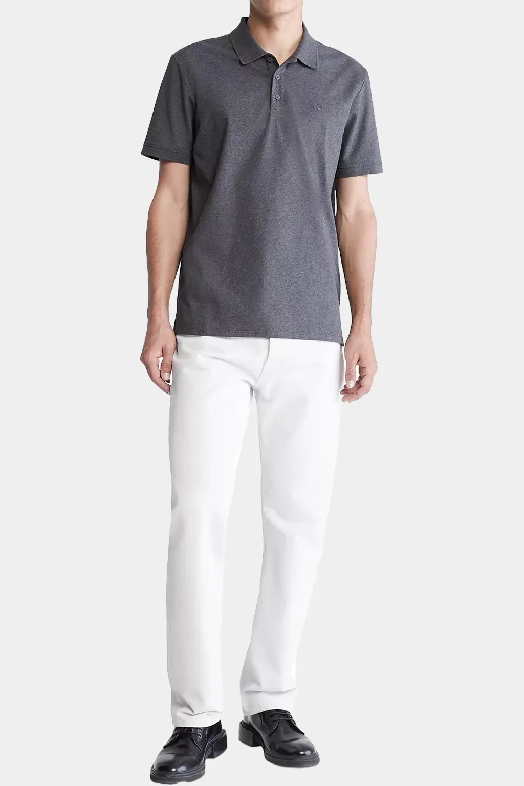 Calvin Klein - Men's Smooth cotton polo t-shirt