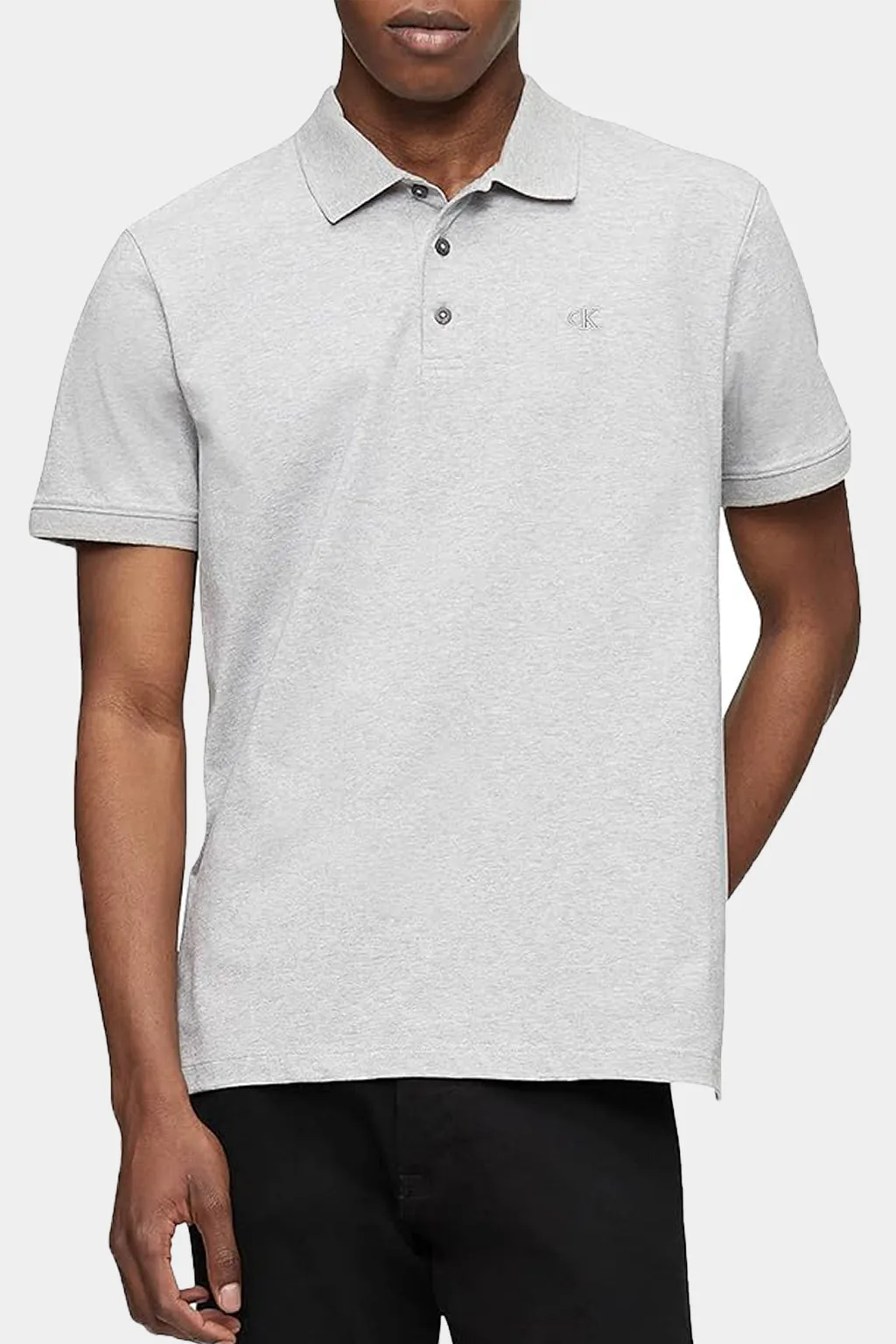 Calvin Klein - Men's Smooth cotton polo t-shirt