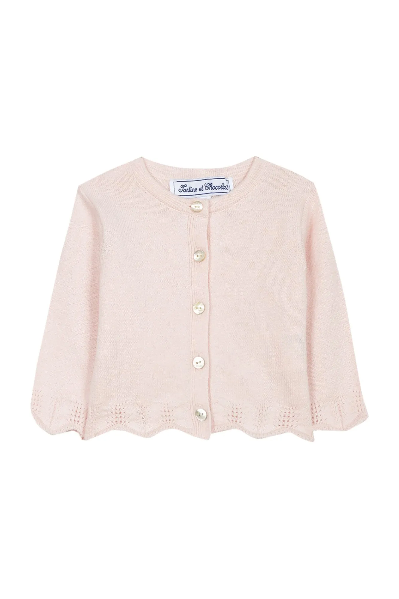 Cardigan - Soft pale pink