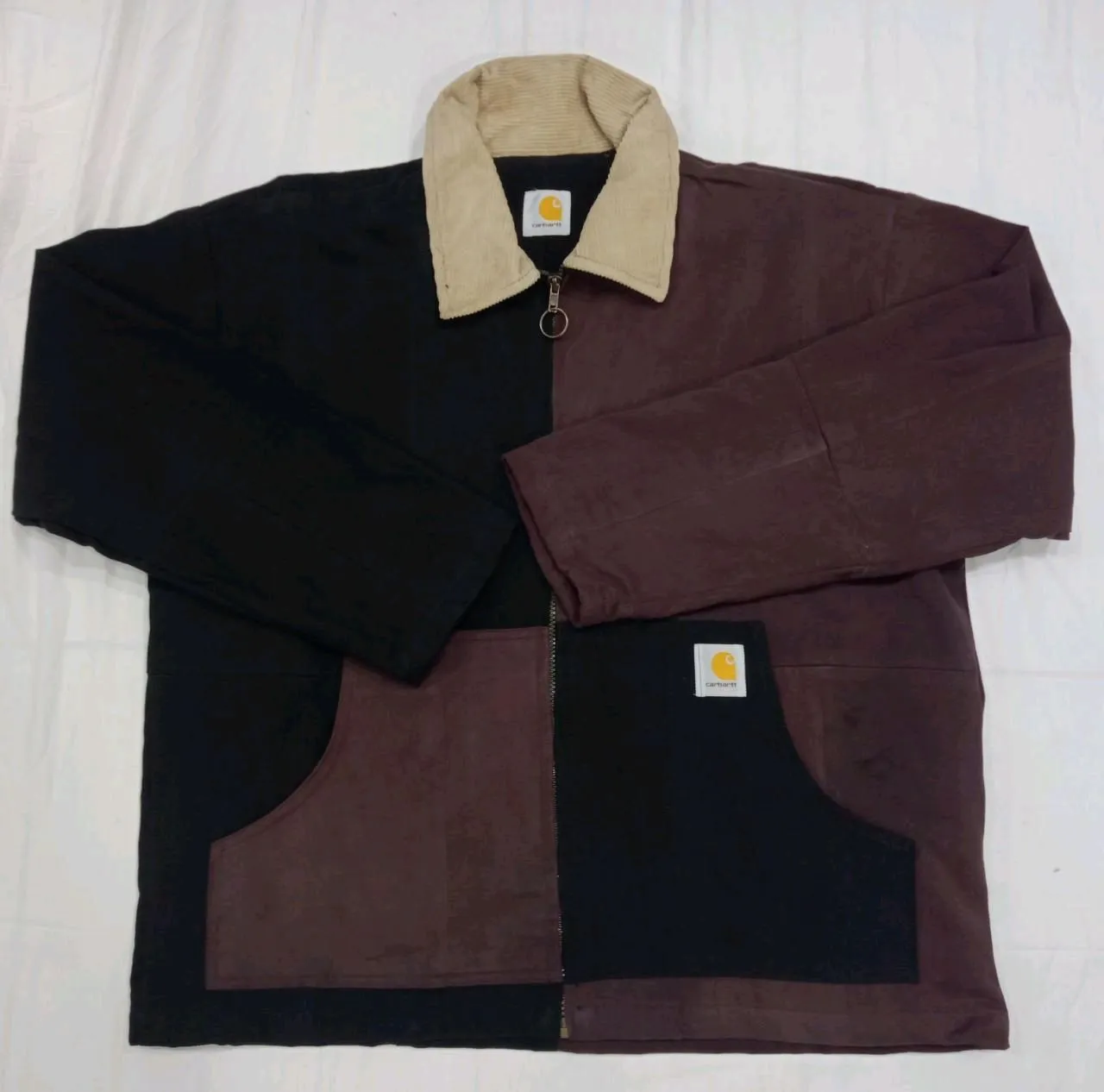 Carhartt reworked Black Maroon Spring Jacket - 25 piece