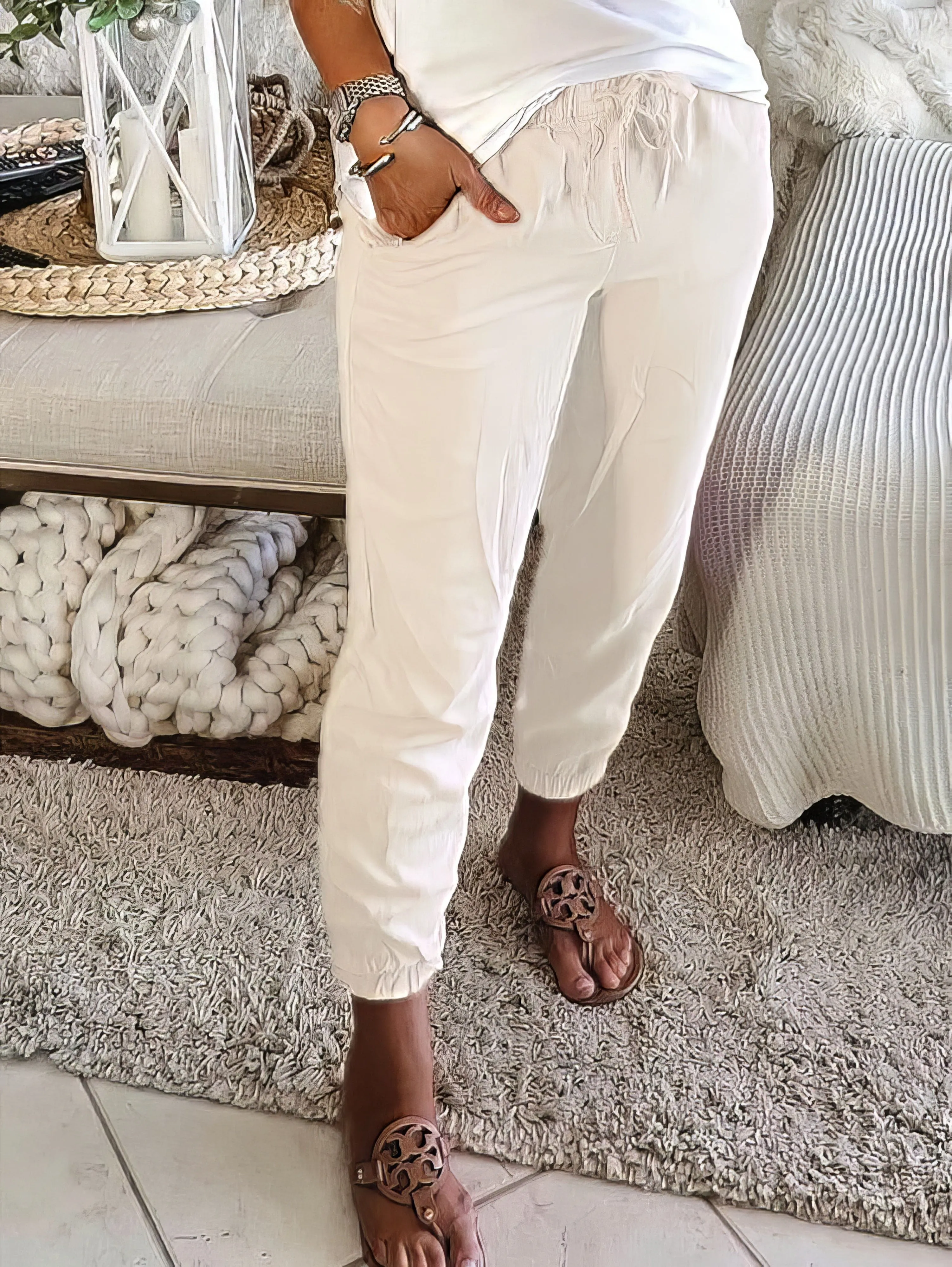 Casual Linen Trousers