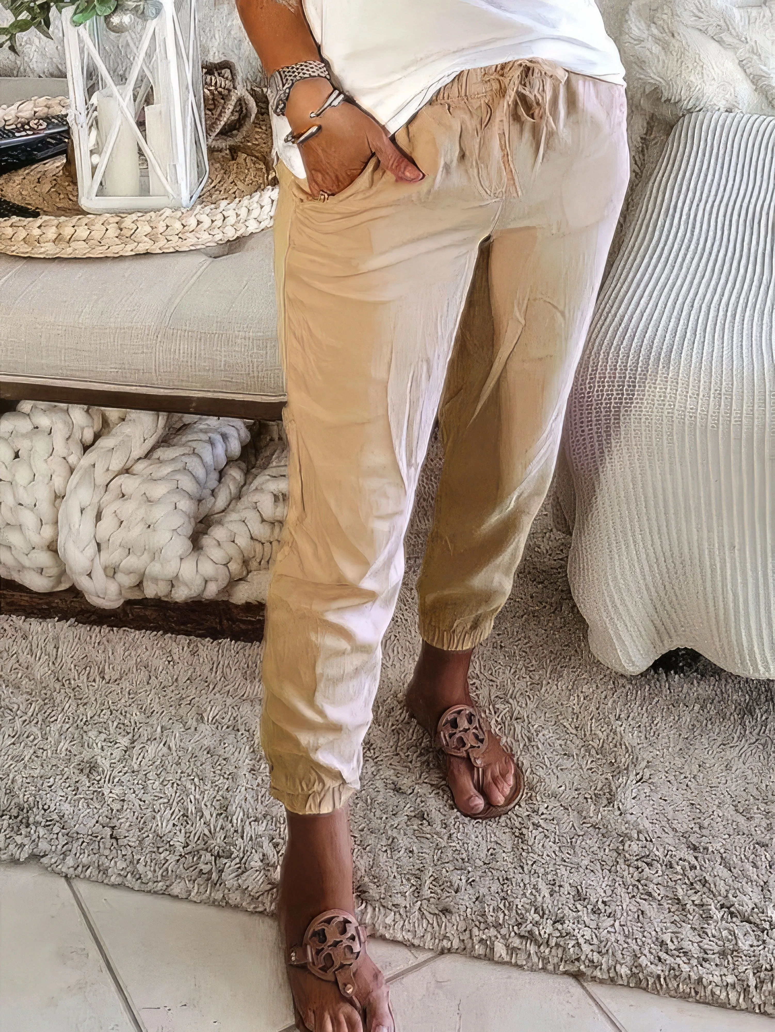 Casual Linen Trousers