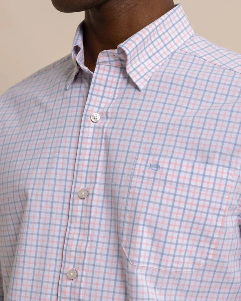 Charleston Larkin Check Sportshirt (Pale Rosette Pink)