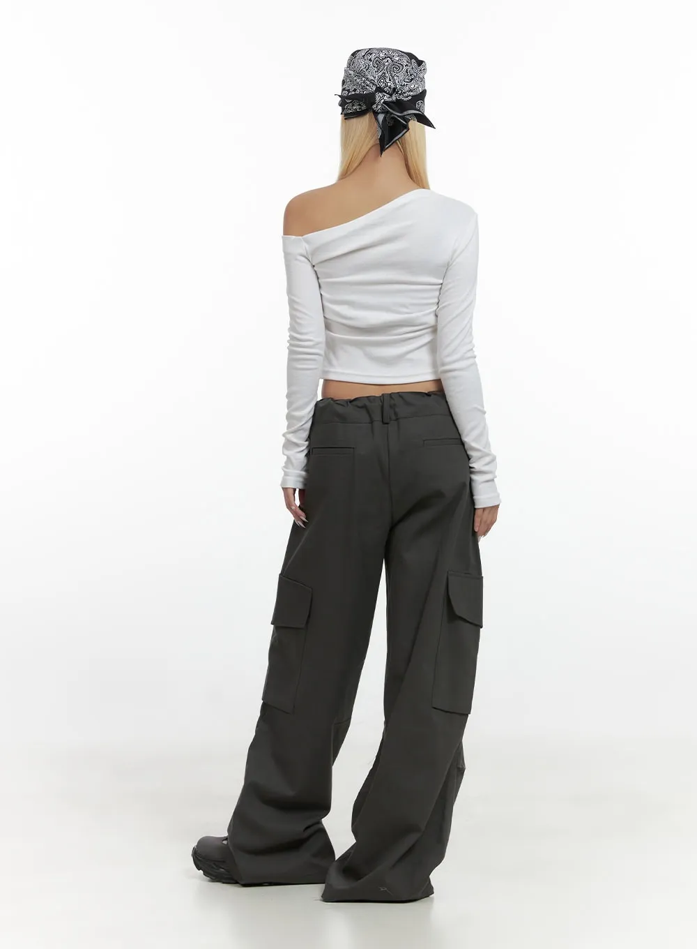 Chic Cotton Cargo Trousers CS425