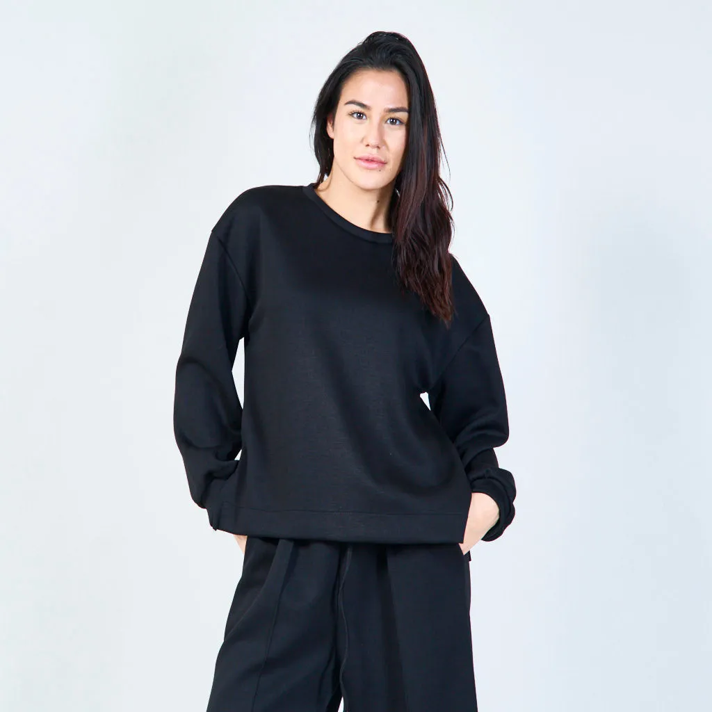 Classic relaxed-fit sweatshirt wholesale