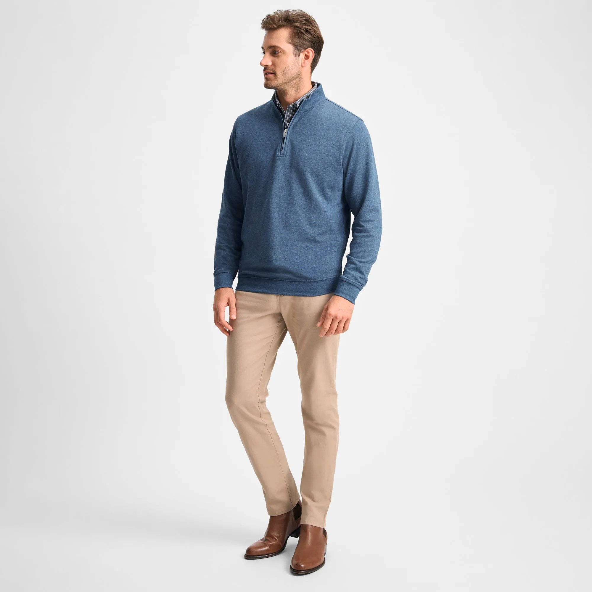 Cotton/Modal Quarter-Zip