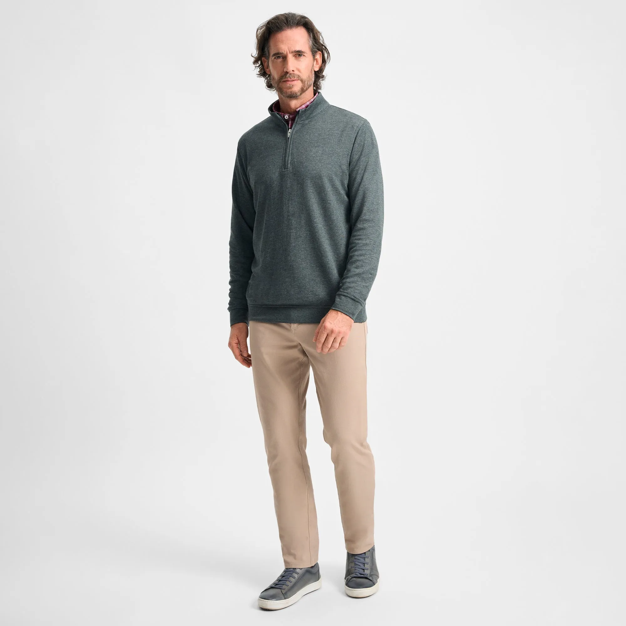 Cotton/Modal Quarter-Zip