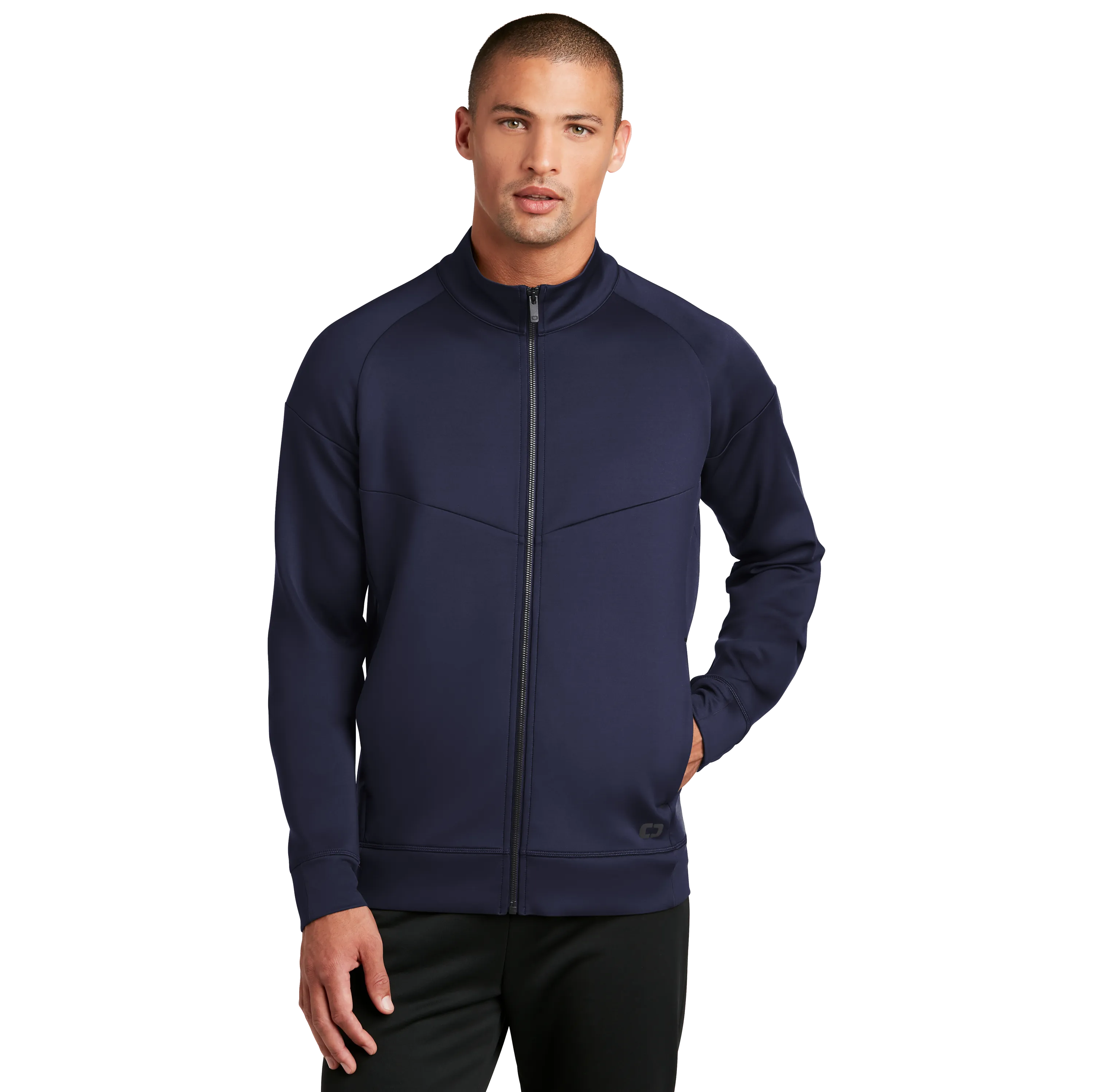 D2046M Mens Modern Performance Full-Zip