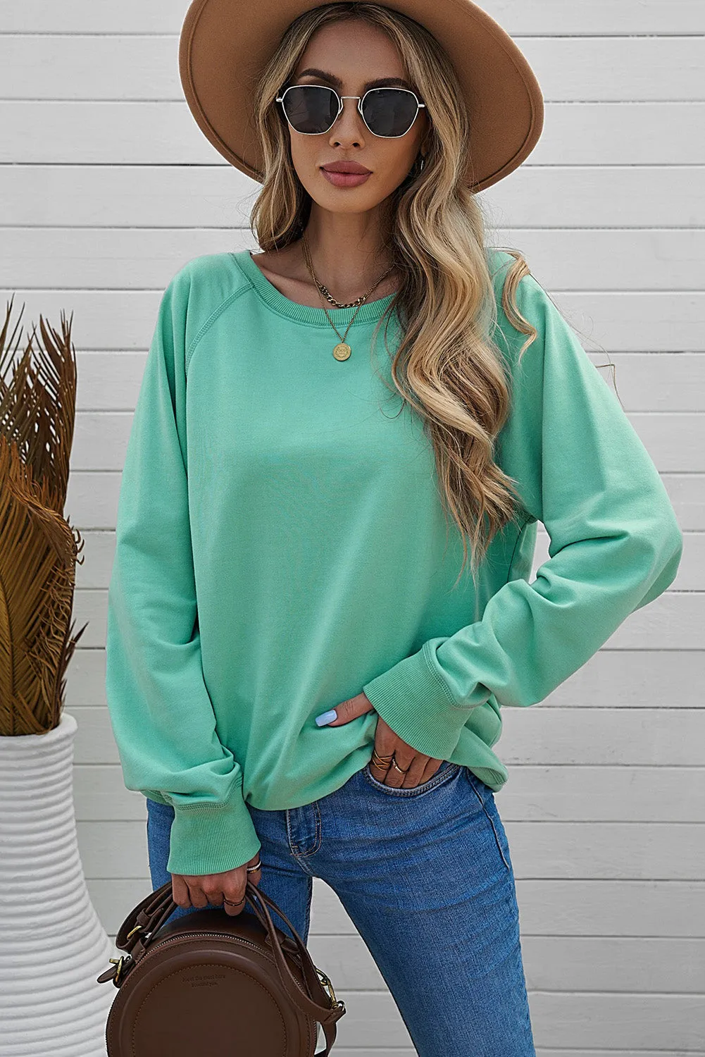 French Terry Pullover Sweatshirt