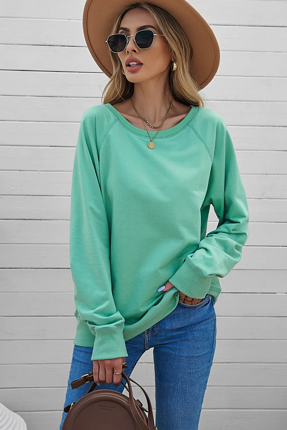 French Terry Pullover Sweatshirt