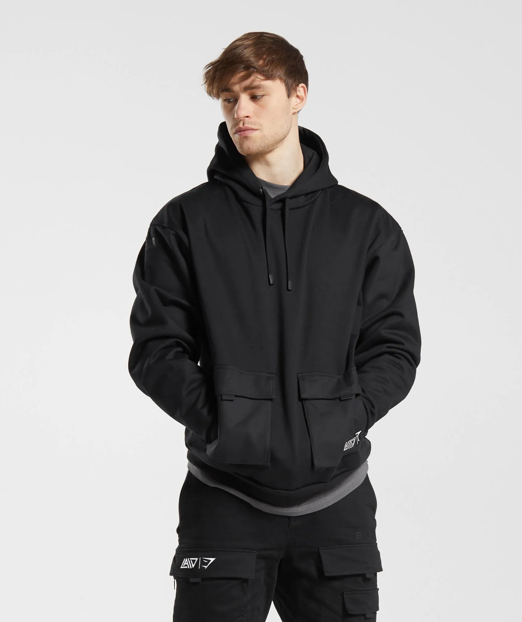 GS x David Laid Hoodie - Black