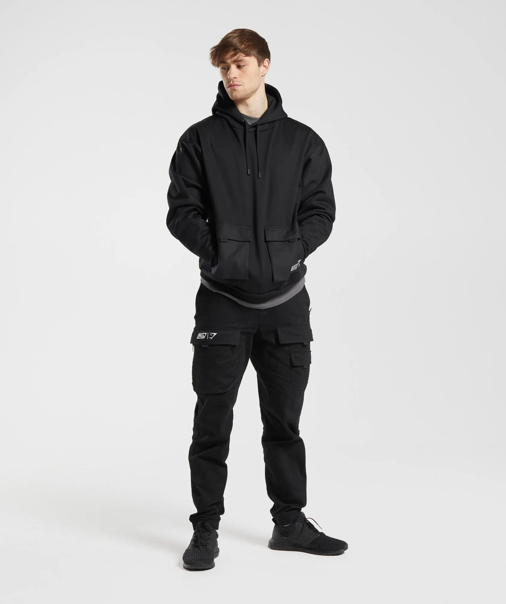 GS x David Laid Hoodie - Black