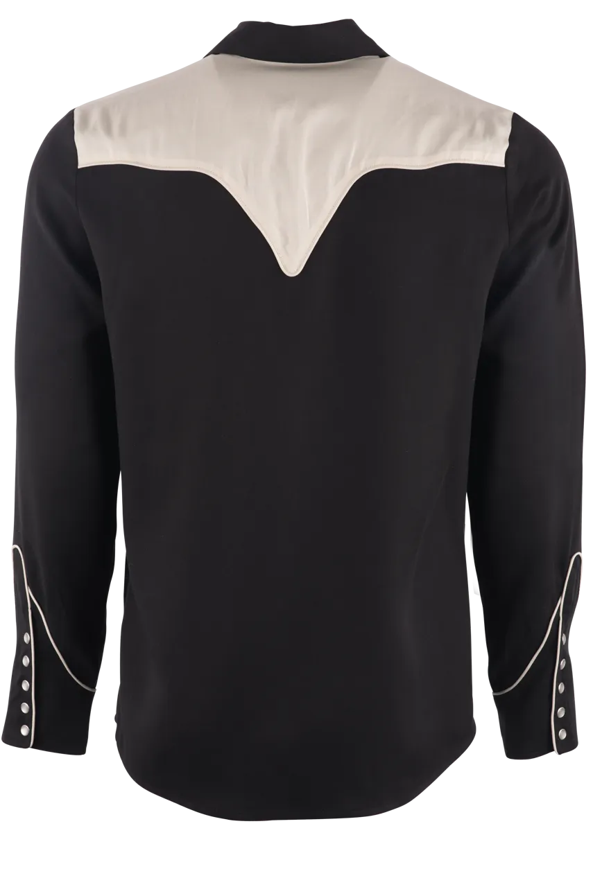 H Bar C Ranchwear San Juan Pearl Snap Shirt - Black