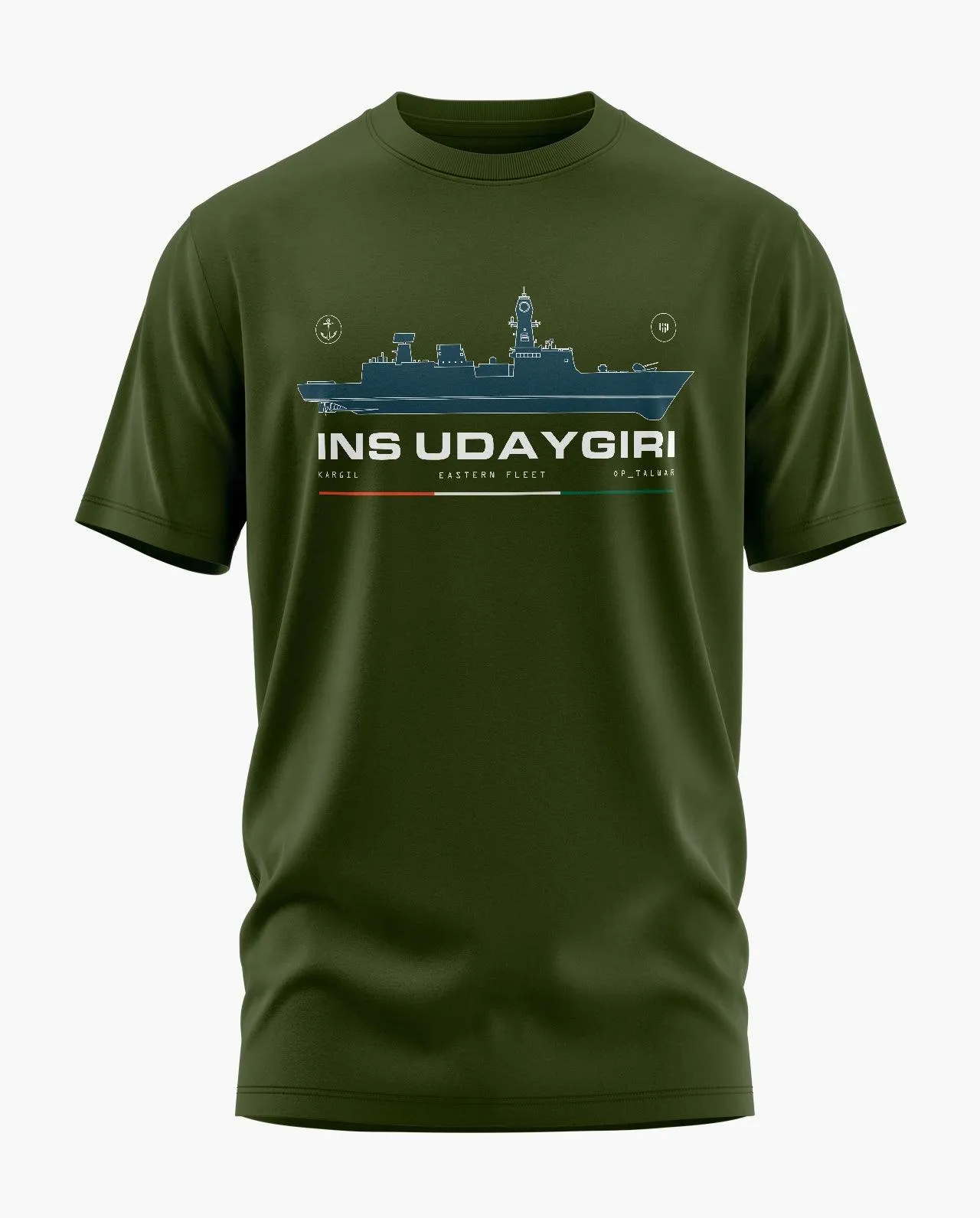 INS Udaygiri Signature LuxeSoft Cotton T-Shirt