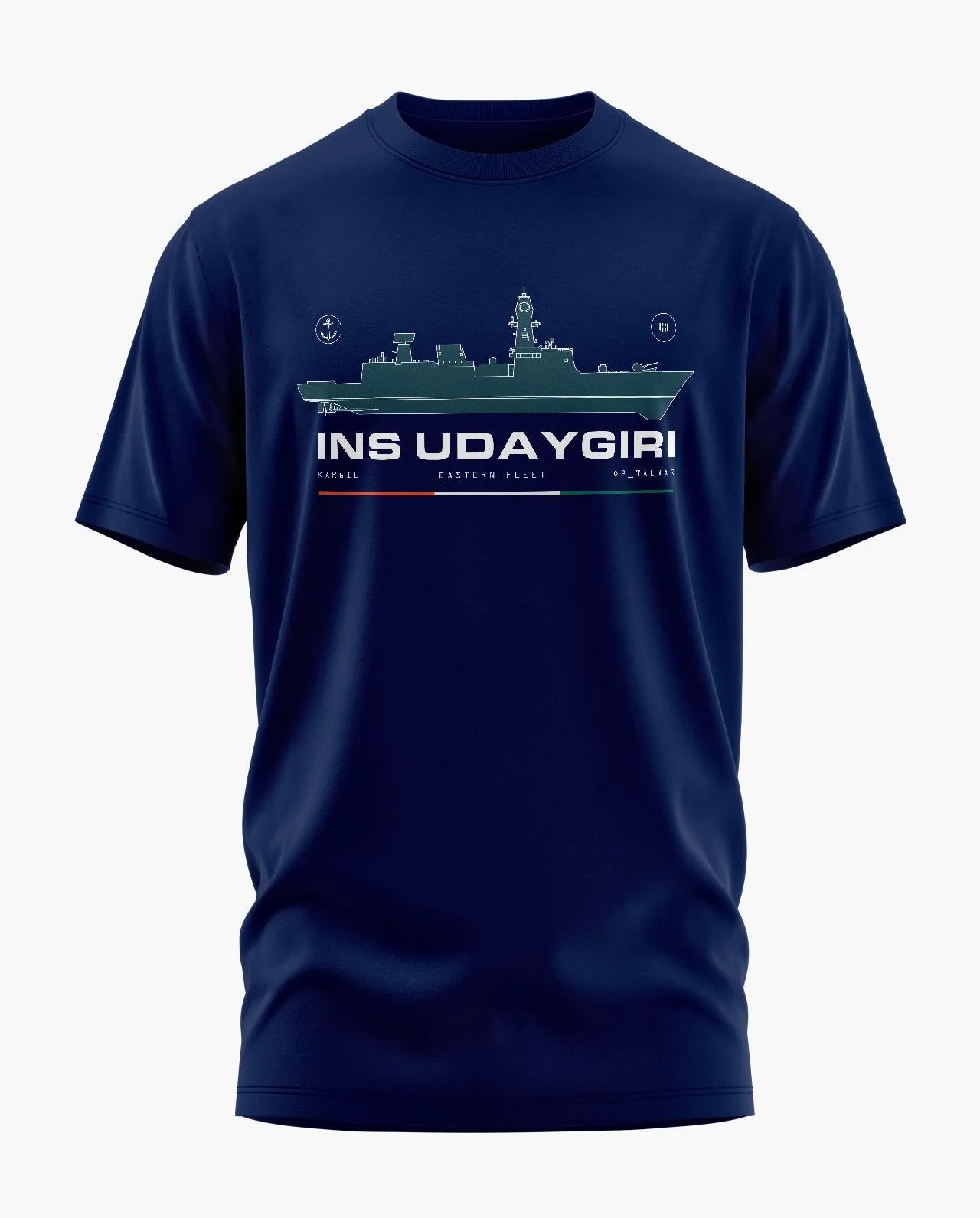 INS Udaygiri Signature LuxeSoft Cotton T-Shirt