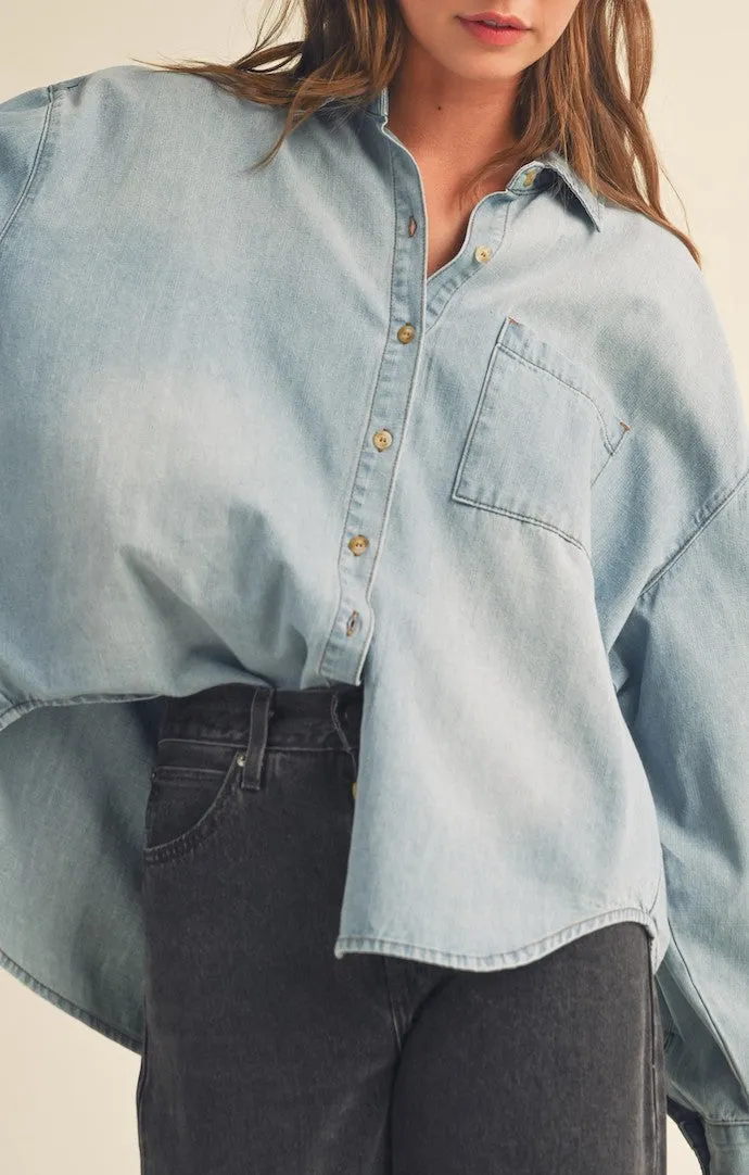 Juno Blue Denim Shirt