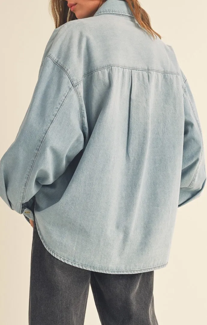 Juno Blue Denim Shirt