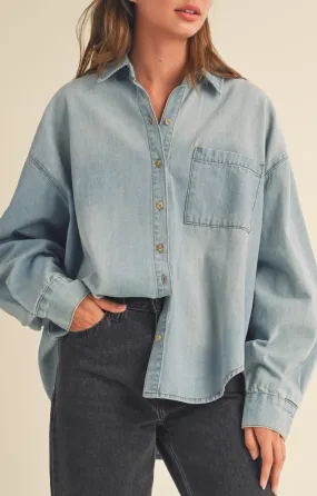 Juno Blue Denim Shirt