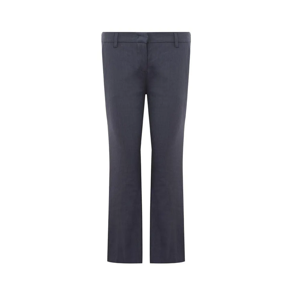 Lardini Chic Blue Linen Trousers