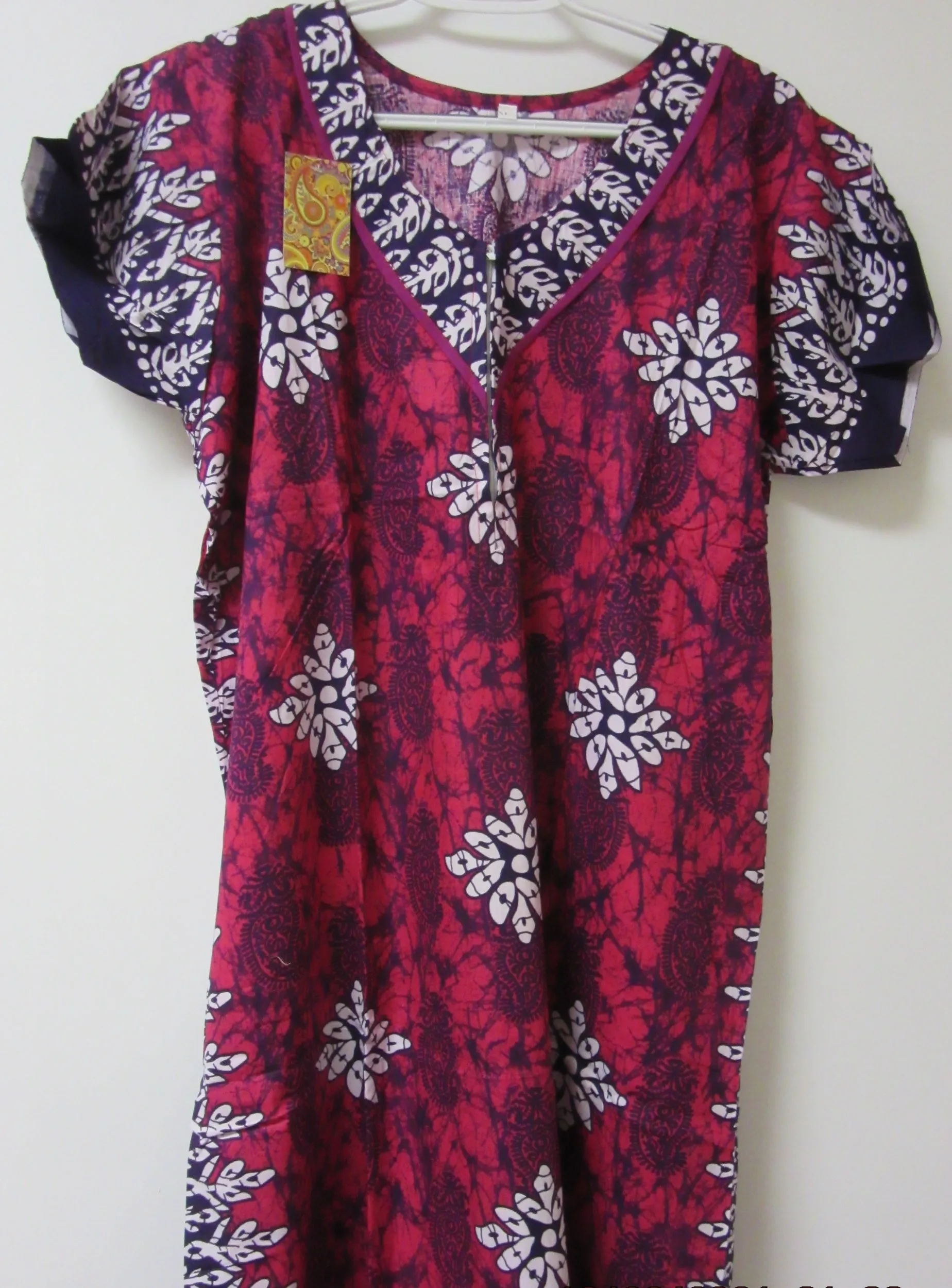 Maxi 6341269 Gown Kaftan Jalabiya Nighty Comfort Sleep Wear X Large Size Shieno