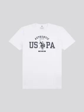 Mens Authentic Graphic T-Shirt in Bright White