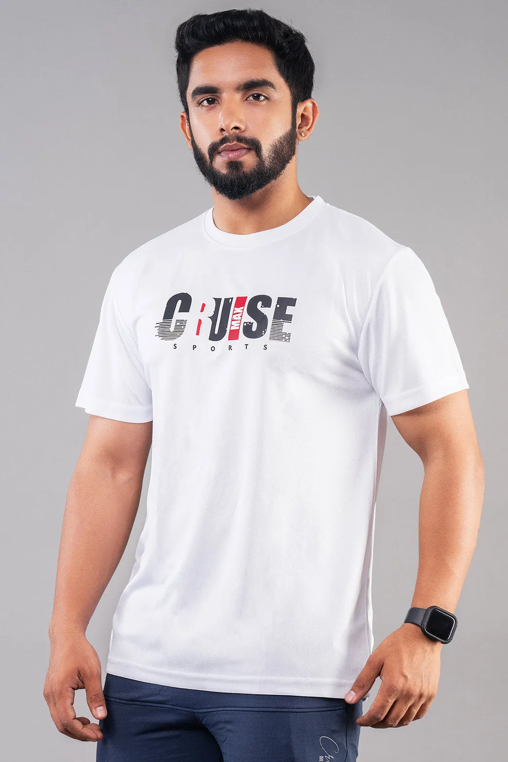 MINIMAL BUZZ CMS GRAPHIC T-SHIRTS - WHITE (D)