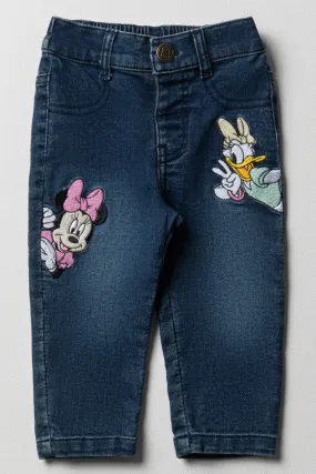 Minnie Mouse And Daisy Denim Jeans Dark Blue