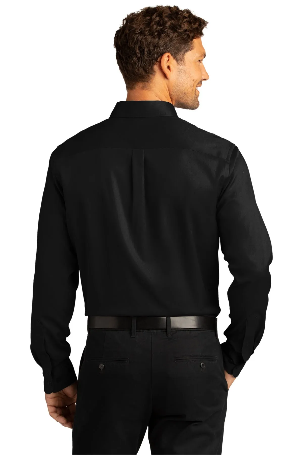 Port Authority Long Sleeve SuperPro React™ Twill Shirt. W808