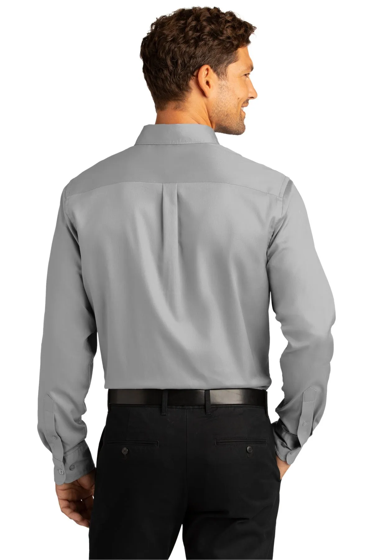 Port Authority Long Sleeve SuperPro React™ Twill Shirt. W808