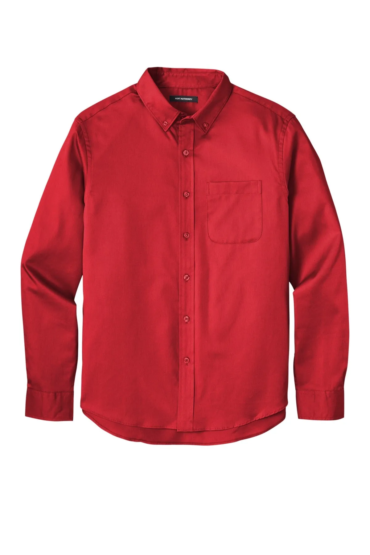 Port Authority Long Sleeve SuperPro React™ Twill Shirt. W808