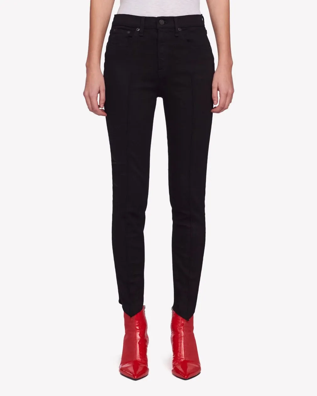 Rag & Bone High Rise Ankle Skinny Jean