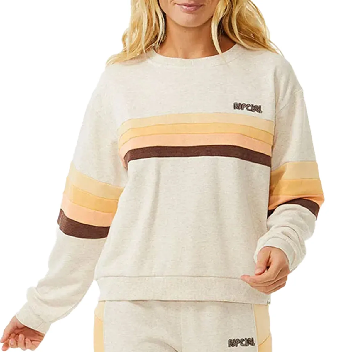 Rip Curl Women's Surf Revival Panelled Crew Sweatshirt