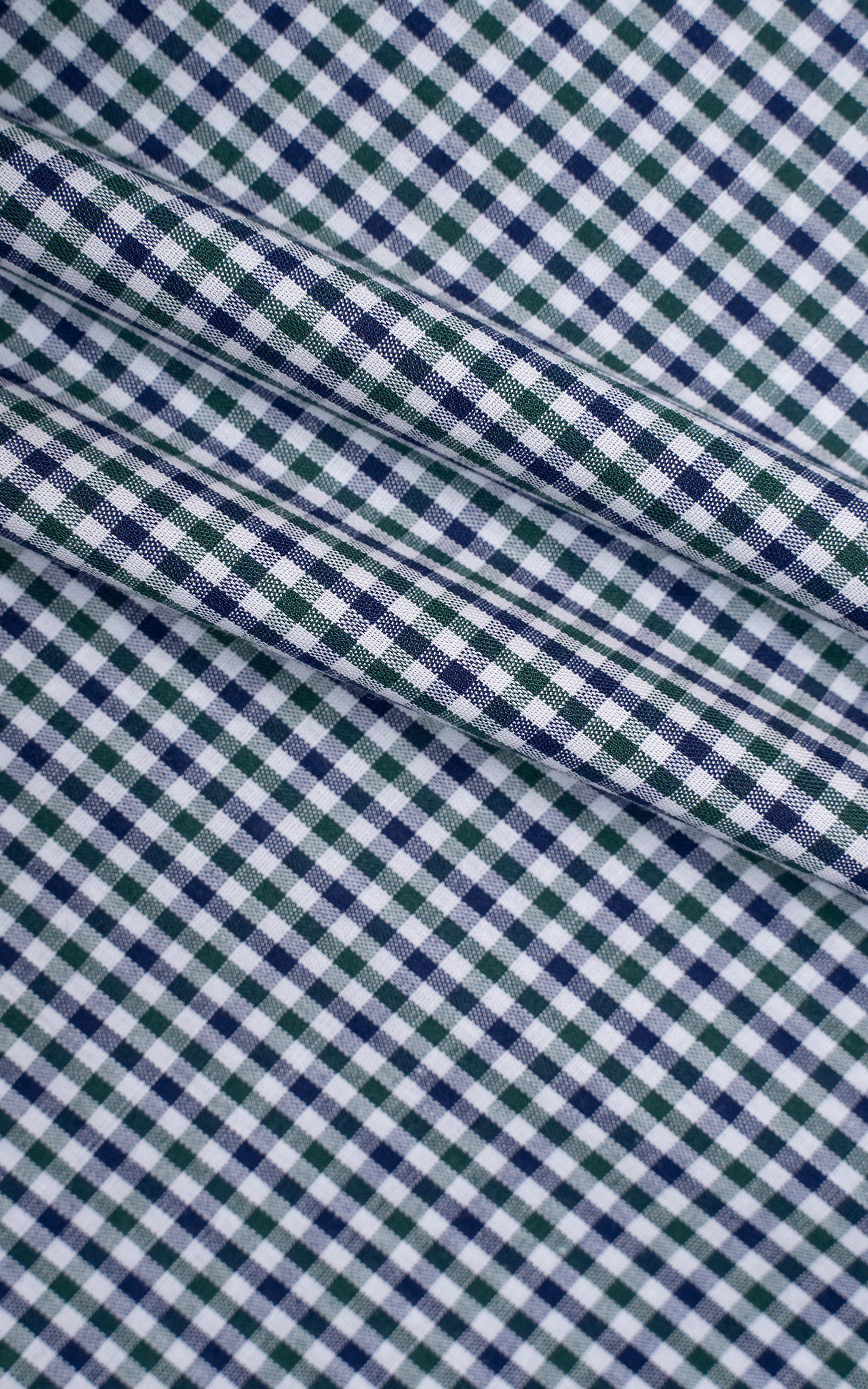 SEMI FORMAL SHIRT NAVY GREEN CHECK