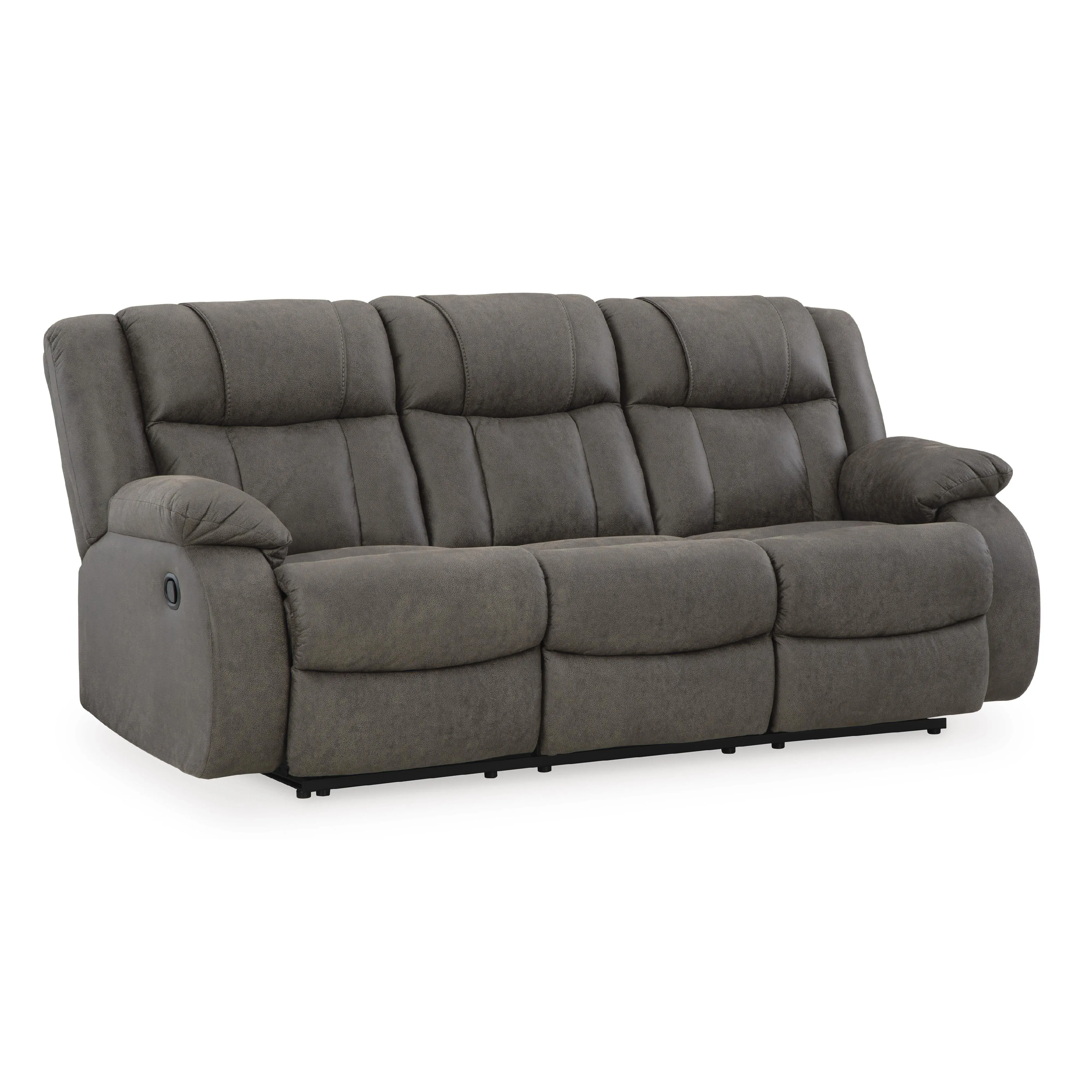 Signature Design by Ashley First Base Reclining Leather Look Sofa 6880488C