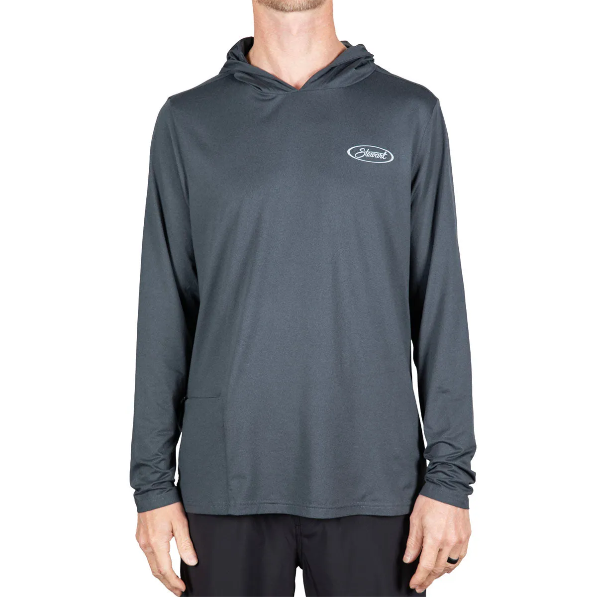 STEWART MEN'S CAMPTON  L/S TECH UV SURF HOODIE