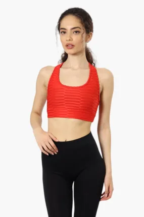 Toxika Basic Waffle Tank Top - Red