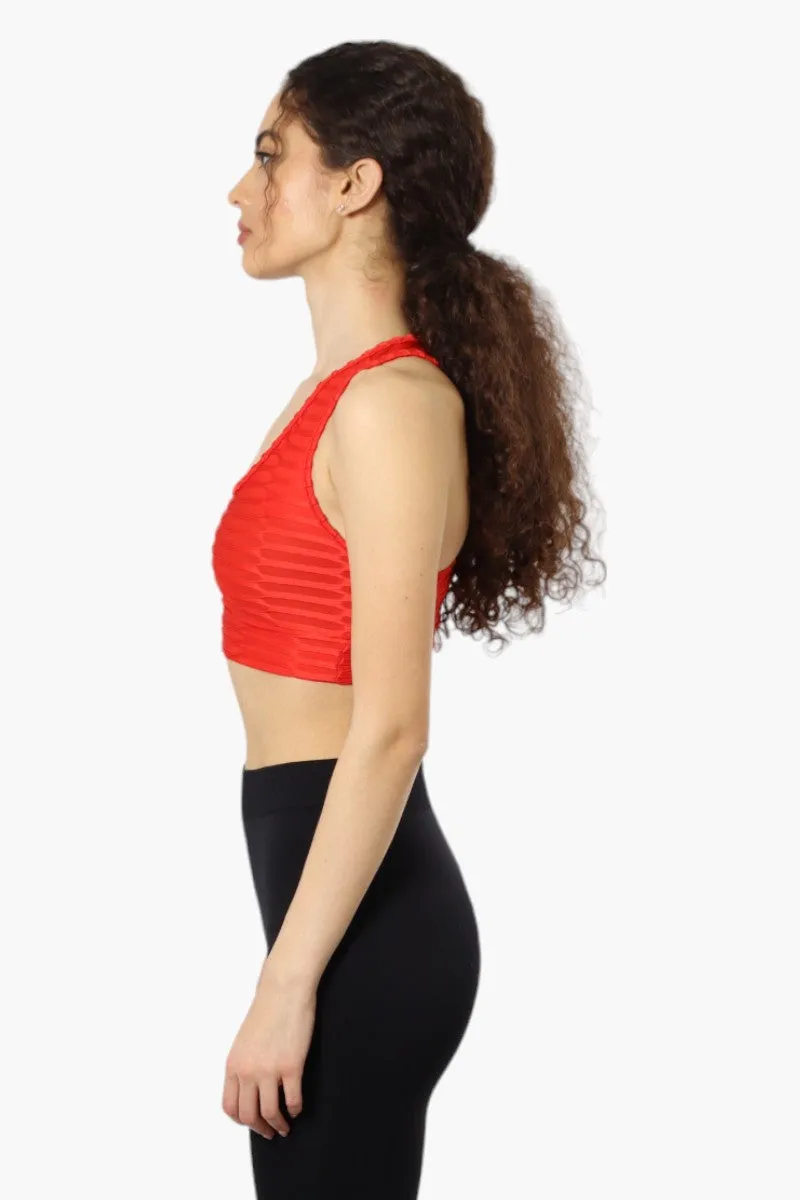 Toxika Basic Waffle Tank Top - Red