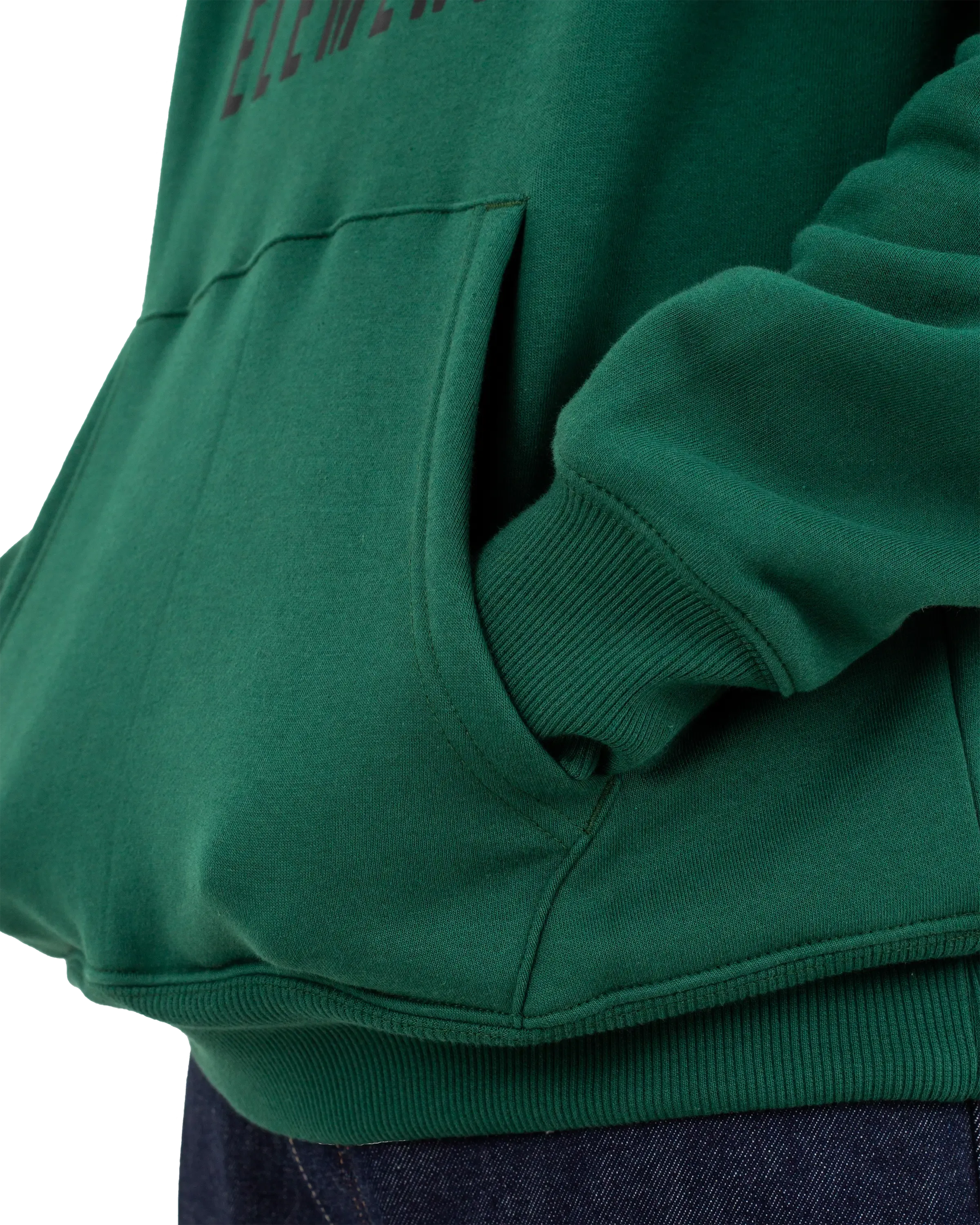 Trekka Hoodie in Dark Green