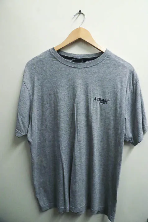 Vintage grey Azzurri sport mens tees