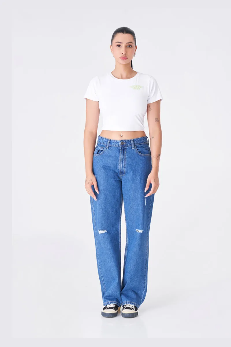 White Crop Top – Versatile, Chic, and Comfortable