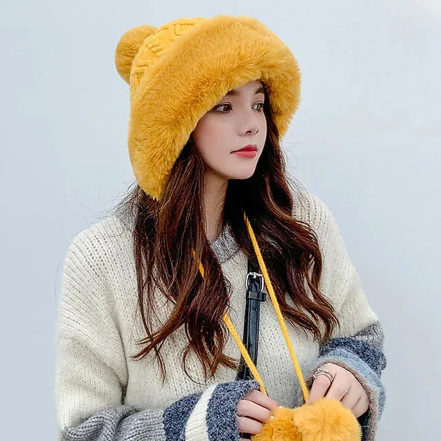 Winter Outdoor Portable Breathable Soft Comfortable Beanie Hat