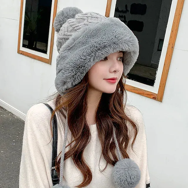 Winter Outdoor Portable Breathable Soft Comfortable Beanie Hat