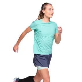 Women's Airolite Run Short Sleeve - Shoreline