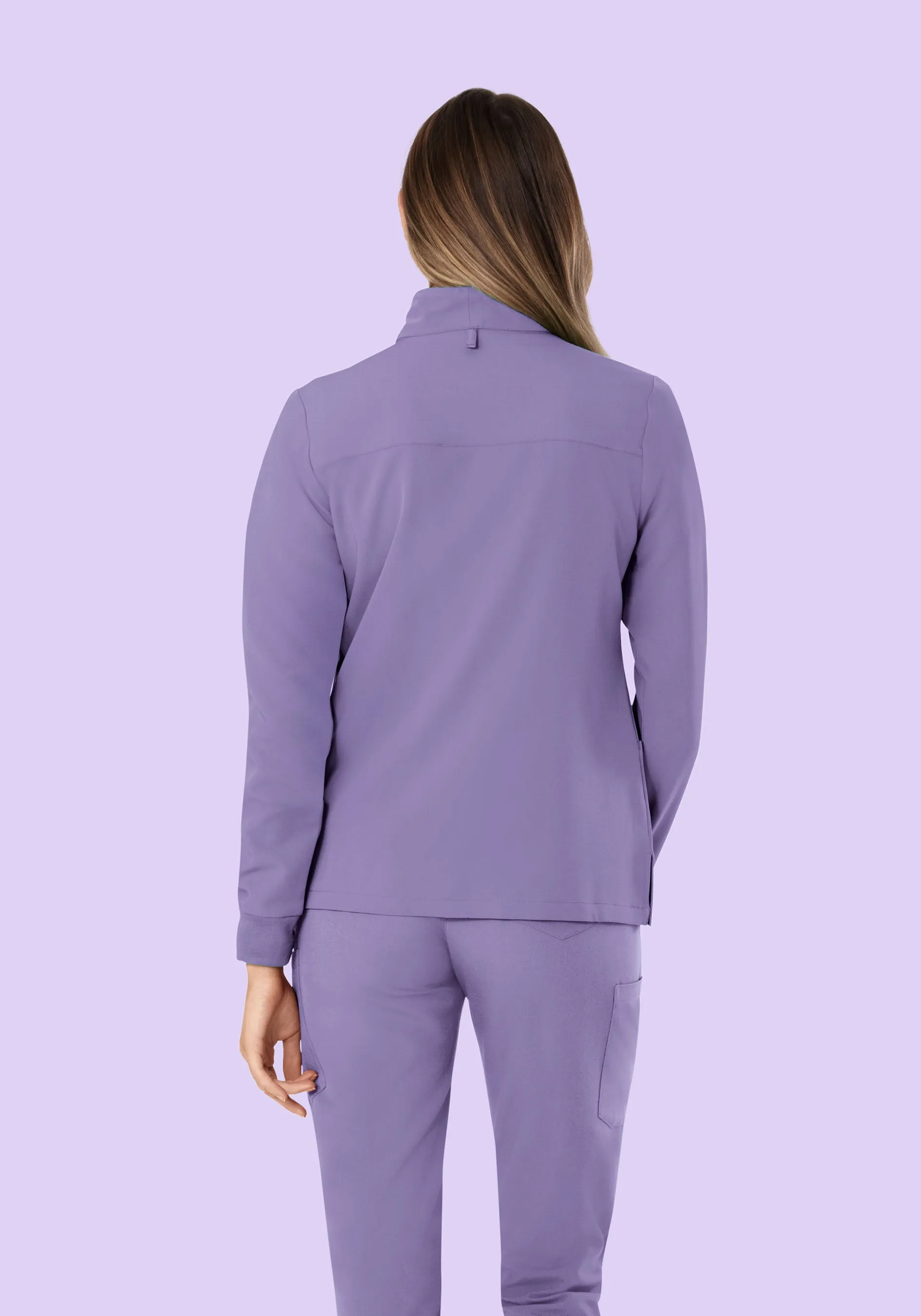 Women's Modern Scrub Jacket Hyacinth