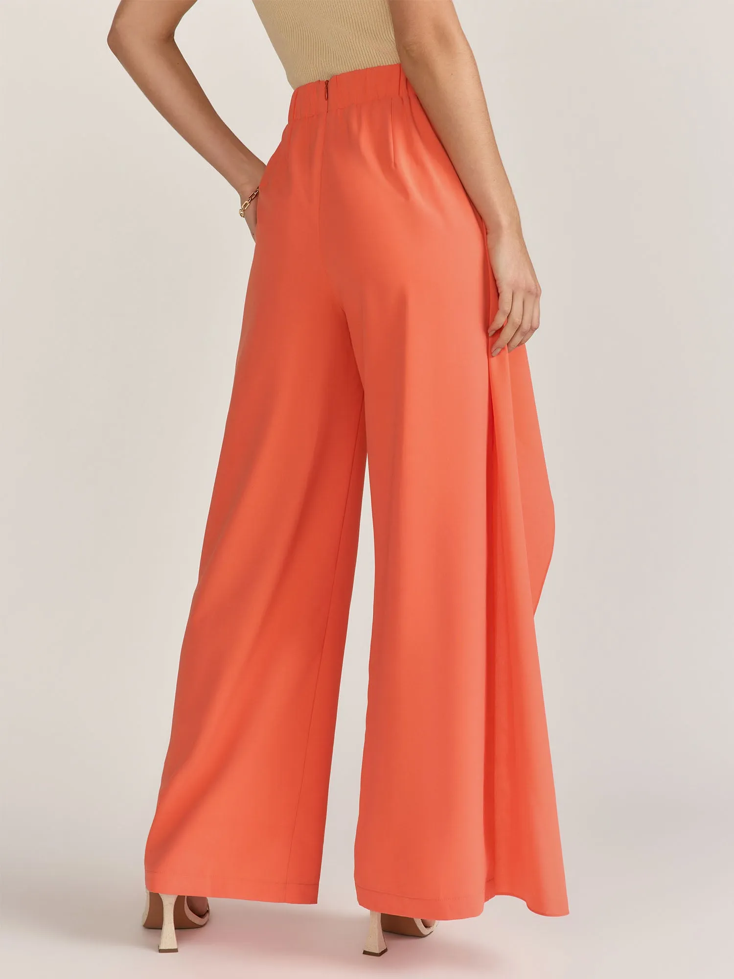 Wrap Tie Wide Leg Trousers - Do   Be